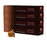 Capsules de chocolat chaud Cafféluxe A Taste of Decadence - Chocolat chaud au caramel, 40 capsules - Capsules inspirées du chocolat belge