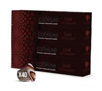 Capsules de chocolat chaud Cafféluxe A Taste of Decadence - Chocolat chaud noir 40 capsules - Capsules inspirées du chocolat belge