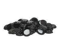 Capsules de couronne 26 mm noir - 1000 pièces | pour bouteilles de bière standard | capsules de bière