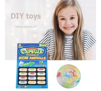 Capsules De Croissance Pour Bébé, 12 Pièces, Jouet De Bain Cognitif, Absorption D'eau, Animal Marin Bricolage, Jouet De Croissance, Surprise, Cadeau Amusant