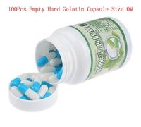 Capsules De Gélatine Dure Vide, 100 Pièces/Bouteille, Taille 0 #, Pilules Médicinales, Vitamines, Soins De Santé Personnels, Boîtiers De Pilules