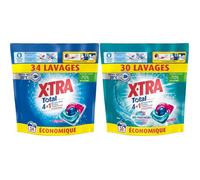 Capsules de lessive - Xtra Total - Trio-Caps - Original + Parfum Givré