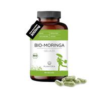 Capsules de Moringa bio I 3000 mg dose quotidienne I 180 gélules de moringa hautement dosées I Testé en laboratoire I Poudre de Moringa bio I Préparation végétalienne I Sans additifs I PlantDEA