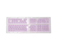 Capsules de Touches PBT pour Clavier à 129 Touches, translucides, de Hauteur OEM, Double Injection, conçues pour Les claviers mécaniques, avec Un Design Ergonomique ; compatibles (Violette)
