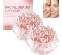 Capsules de vitamine E pour le visage, sérum facial anti-âge au rétinol avec acide hyaluronique, réduit les ridules, les rides, essence raffermissante éclaircissante (60 gélules)