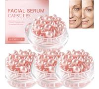 Capsules de vitamine E pour le visage, sérum facial anti-âge au rétinol avec acide hyaluronique, réduit les ridules, les rides, essence raffermissante éclaircissante (120 gélules)