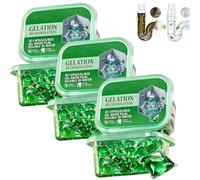 Capsules désodorisantes pour canalisations (3 Box) | Parfum frais continu, perles de neutralisation des odeurs solubles dans l'eau pour éviers, douches et tuyaux