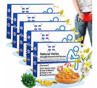 Capsules D'hémorroïdes à Base De Plantes Naturelles Heca, Traitement Rapide Des Hémorroïdes, Capsules Naturelles De Soulagement Des Hémorroïdes, Douleur Ou Inconfort Rapide (35 pièces)