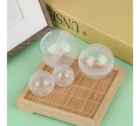 Capsules en plastique transparentes, 50 pièces, jouet, boule Surprise, petit conteneur, fabrication de choses, modèle C
