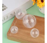 Capsules en plastique transparentes, 50 pièces, jouet, boule Surprise, petit conteneur, fabrication de choses, modèle, accessoires pour maison de poupée 50Pcs 1.77inch