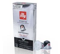 Boîte de 10 Capsules café Illy Torrefaction Forte 8909 Argent et Noir