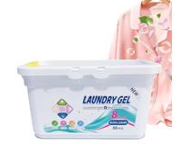 Capsules Lave-Linge | Parfum Frais Longue Durée | 50 pièces | Pour Maison Appartement Résidence Universitaire Voyage