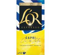 Capsules en aluminium L'OR Espresso Capri pour Nespresso (10 unités)