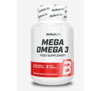 Capsules Mega Oméga-3 Softgel | Huile de poisson EPA & DHA + vitamine E |...