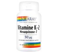 Capsules Naturelles Au Natto - Vitamine K-2 Et Menaquinone-7 - Solaray