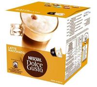 Capsules NESCAFE DOLCE GUSTO LATTE MACCHIATO - KRUPS - Compatible Capsules - Jaune - Capacité de boisson 100 ml
