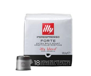 Capsules neuves Illy Iperespresso Forte 18 pièces Arabica Intensiv Espresso