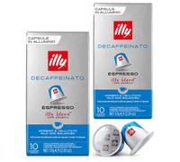 Capsules neuves illy Nespresso DECAFFEINATO 2 x 10 pièces expresso sans...