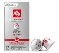 Capsules neuves illy Nespresso Lungo Classico 10 pièces de café 100 % arabica