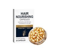 Capsules Nourrissantes des Follicules Capillaires - Sans Rinçage - Renforcent et Réduisent La Perte de Cheveux Après La Teinture et Le Départ