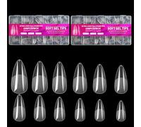 Capsules Ongles Transparent Pose, Ongle Avec Valise De Rangement, 1200pcs Faux Ongles, pour Prothésiste Ongulaire, Débutant De Manucure Et Diy Nail Art à La Maison