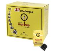 CAFÉ PASSALACQUA MANHOA - GUSTO VELLUTATO - Box 100 CAPSULES COMPATIBLES NESPRESSO 5g