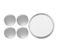 Capsules rondes transparentes pour collectionneurs - 20 boîtes de rangement réutilisables en plastique PS avec coquilles transparentes ultra épaisses et coussinets en EVA doux