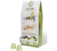 TERRAMOKA 60 Capsules Café Bio d’excellence 80% Pur Arabica du Brésil et du Mexique - Compatible avec les machines à Capsules Nespresso - Riche et savoureux - Zéro Déchet - Torréfié en France