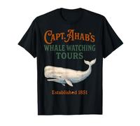 Captain Ahab's Whale Watching Tours - Parodie Amusante du Livre Moby T-Shirt