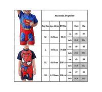 (Captain America - B,4-6 Years)3-11 Years Kids Superman Swimwear One-piece Swimsuit Bathing Suit