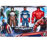 Marvel Comics – Ensemble de figurines Avengers : Captain America Brave New World Titan Hero – 5+