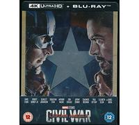 Captain America: Civil War 4K Ultra HD Limited edition steelbook / Import / Includes Region Free Blu Ray