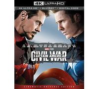 Captain America: Civil War – Ultra HD + Blu-ray – 4K, Dolby AC-3 – doublé et sous-titré – Disney