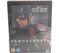 Captain America:Civil War Blu-ray 3D +2D SteelBook Zavvi Lenticulaire Zone Libre G