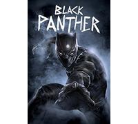 Captain America Civil War Poster Maxi panthère Noire, Bois, Multicolore