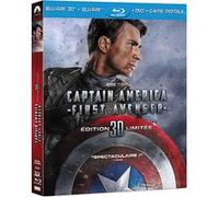 Captain America : The First Avenger - Combo Blu-Ray 3d + Blu-Ray + Dvd + Copie Digitale