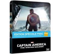 Captain America, le soldat de l'hiver Combo Blu-Ray 3D Edition Steelbook Spéciale Fnac E