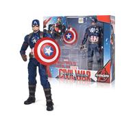 (Captain America) série Avengers de Marvel Hulk Spiderman Hawkeye modèle support jouet cadeau
