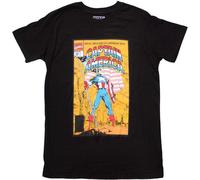 Captain America - T-shirt "50th" pour homme/femme unie RO11404 (M) (Noir)