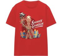 Captain America - T-shirt Homme/Femme Unie TV17108 (S) (Rouge)