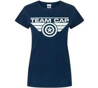 Captain America - T-shirt manches courtes - Femme (2XL) (Bleu) - UTNS4256 Bleu G