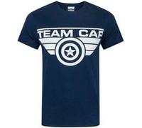 Captain America - T-shirt 'Team Cap' - Homme (2XL) (Bleu) - UTNS4118 Bleu G