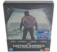 Captain America:The Winter Soldier Blu-ray 3D +2D SteelBook Zavvi Marvel Libre G