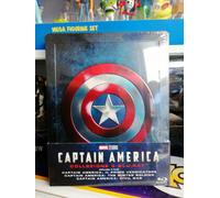 Captain America Trilogie Tre Film Steelbook Marvel (Limited Édition) ( 3 blu