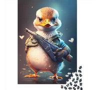 Captain Canard Bébé Puzzles en Bois pour Adultes, 1000 Pièces, Puzzle Créatif, Jeux Difficiles pour la Famille, Jouets, (75x50cm)