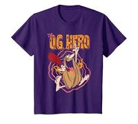 Captain Caveman OG Hero T-Shirt, Enfant, Violet, 8 Ans