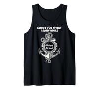 Captain Docking The Boat Funny Sailing Humour Nautical Citation Débardeur