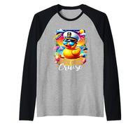 Captain Duck Duck Cruise Fun Family Cruising Groupe Assorti Manche Raglan
