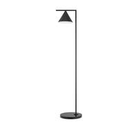 FLOS lampadaire CAPTAIN FLINT (Noir et marbre noir Marquina - Acier, aluminium, laiton, marbre, polycarbonate)