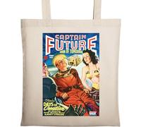 Captain Future Sac fourre-tout en coton écologique naturel Beige